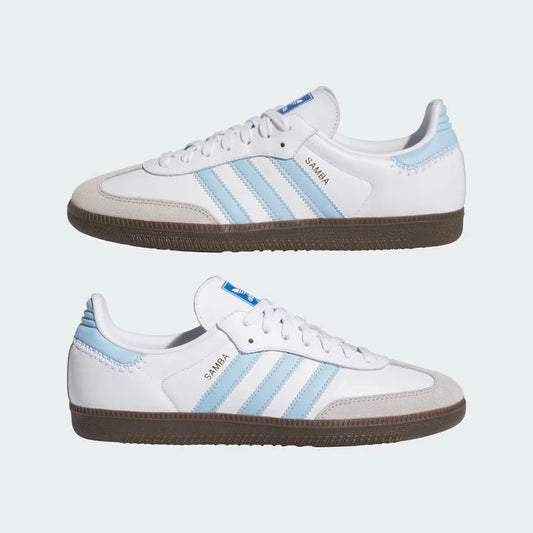ADIDAS SAMBA OG BLANCA AZUL