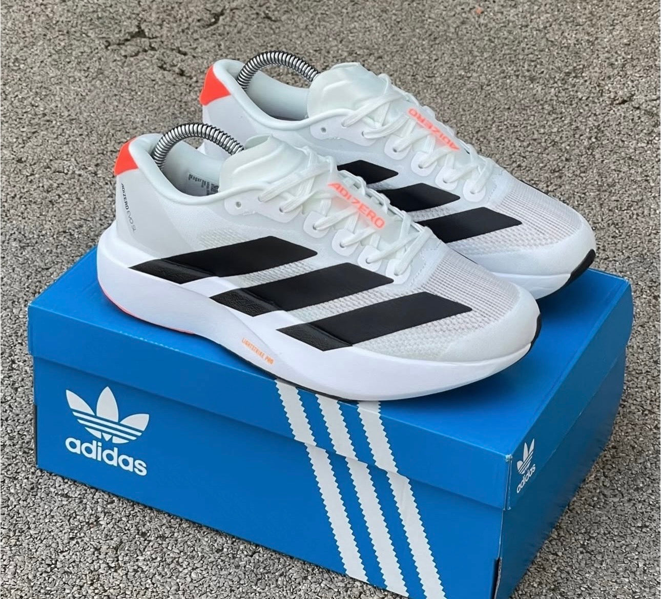 ADIDAS ADIZERO EVO SL BLANCO NEGRO