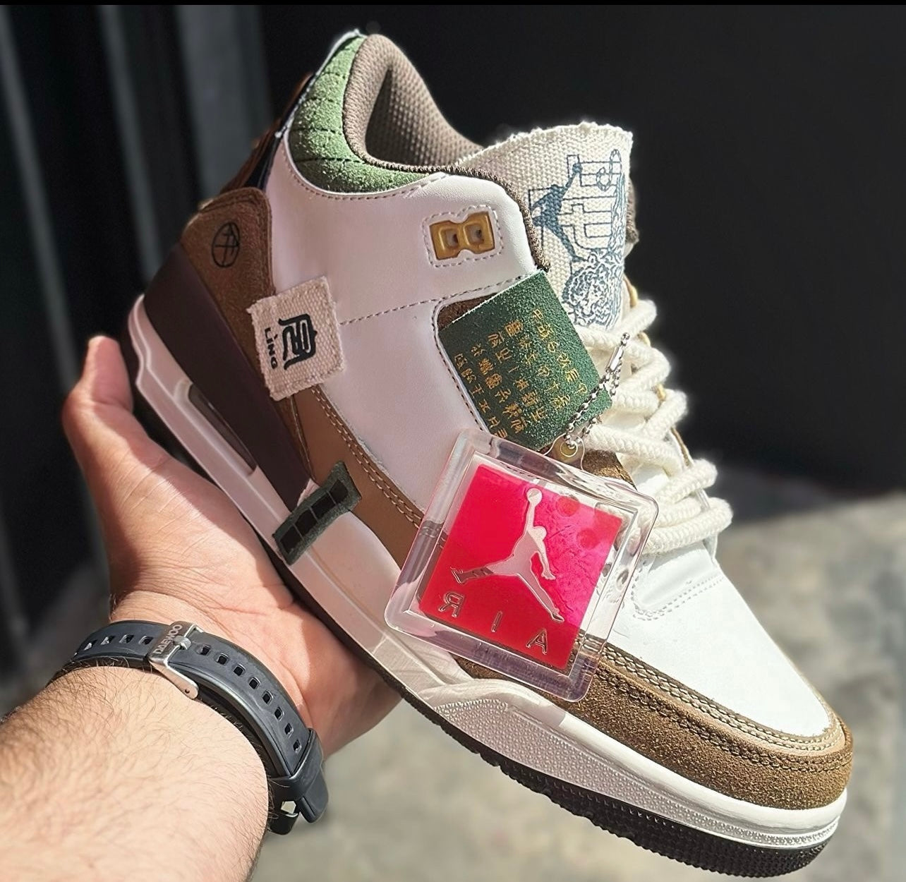 NIKE JORDAN RETRO 3 BOANCA - VERDE