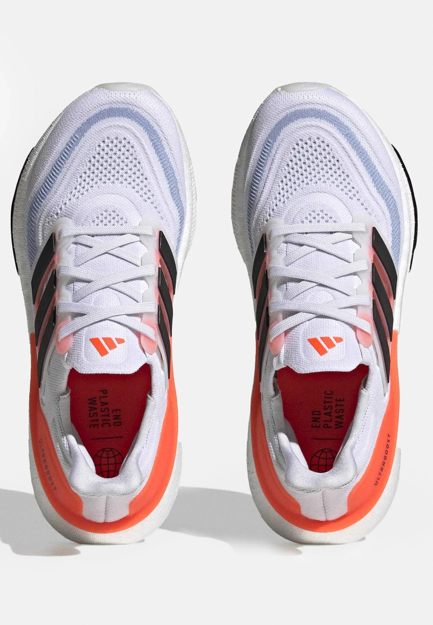 ADIDAS ULTRABOOST LIGHT BLANCO - NARANJA