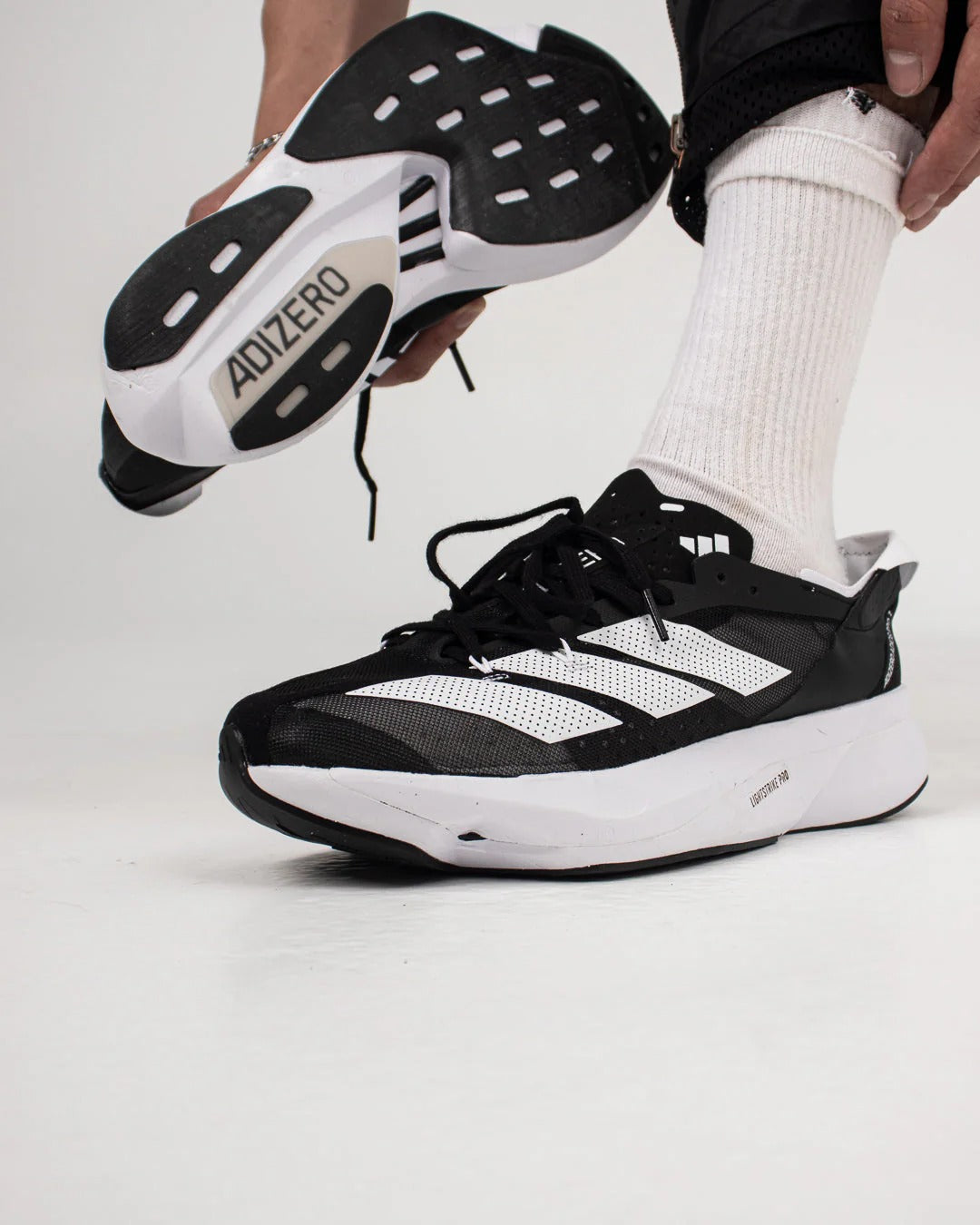 ADIDAS ADIZERO ADIOS PRO 3 NEGRO BLANCO
