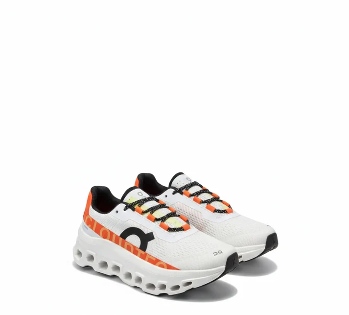 ON RUNNING CLOUDMONSTER BLANCO-NARANJA